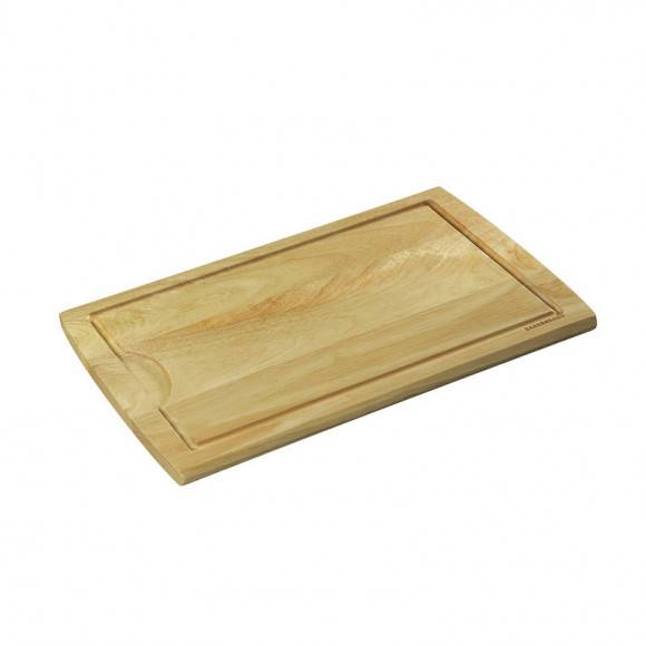 ZASSENHAUS Deska do krojenia z drewna kauczukowego, 42 × 27,5 × 2 cm / FreeForm