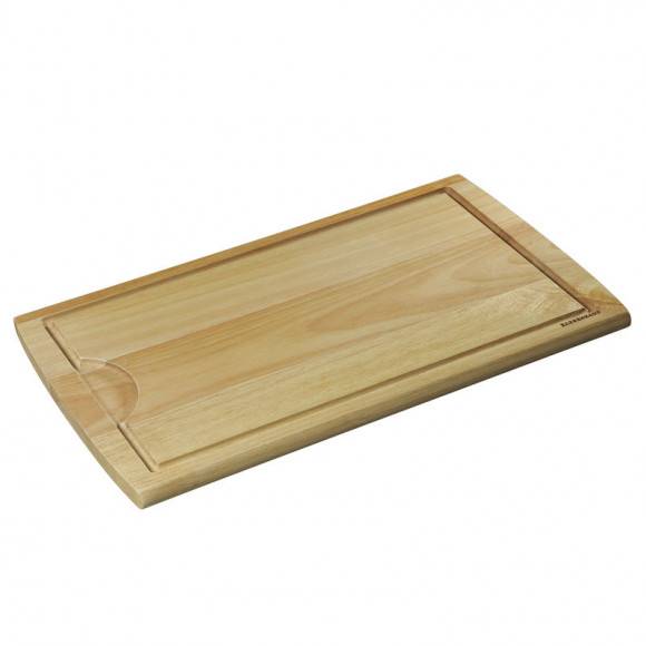 ZASSENHAUS Deska do krojenia z drewna kauczukowego, 49 × 30 × 2 cm / FreeForm