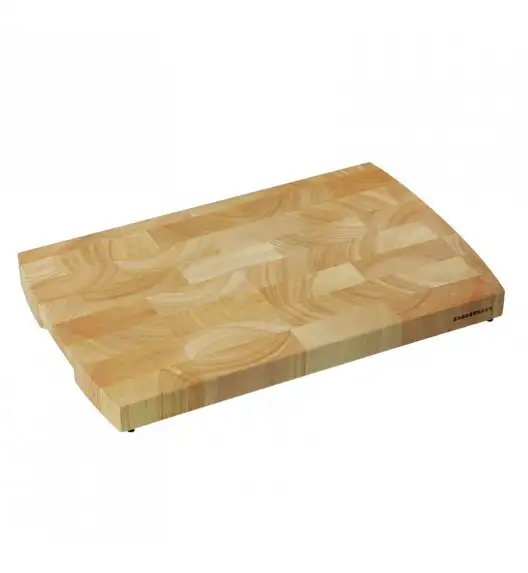 ZASSENHAUS Deska do siekania typu end grain z drewna kauczukowego 40 × 25 × 3 cm / FreeForm
