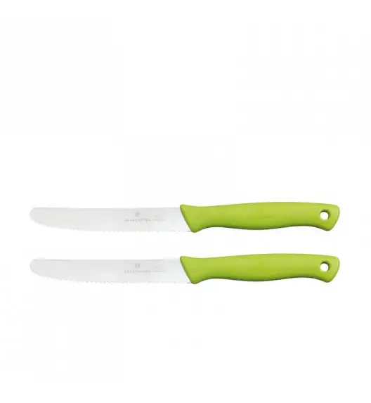 ZASSENHAUS Zestaw 2 noży śniadaniowych, 10,5 cm, zielone  / FreeForm