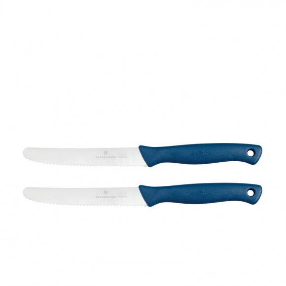 ZASSENHAUS Zestaw 2 noży śniadaniowych, 10,5 cm, niebieskie  / FreeForm