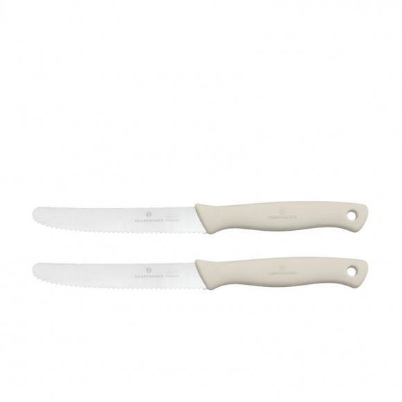 ZASSENHAUS Zestaw 2 noży śniadaniowych, 10,5 cm, kremowe / FreeForm