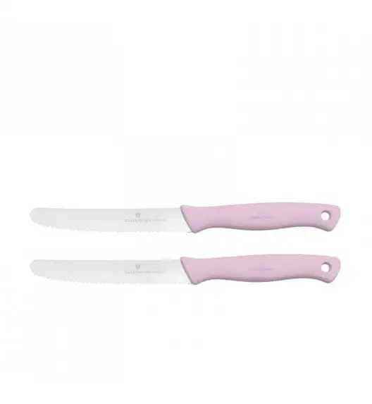 ZASSENHAUS Zestaw 2 noży śniadaniowych, 10,5 cm, różowe / FreeForm