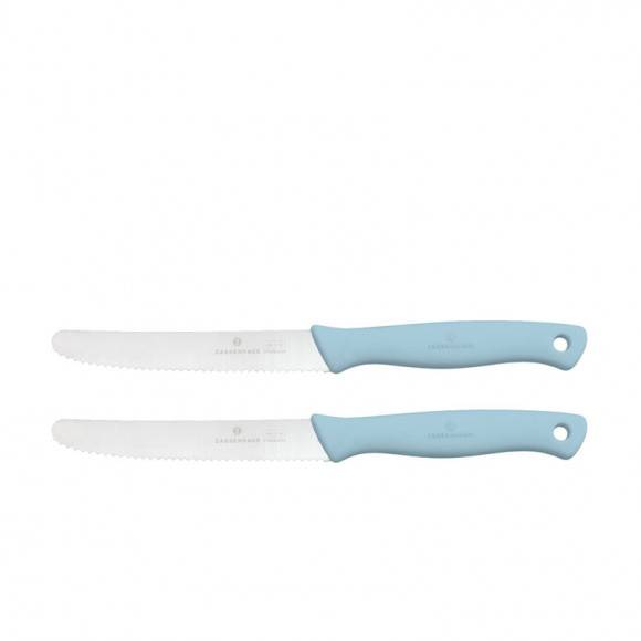 ZASSENHAUS Zestaw 2 noży śniadaniowych, 10,5 cm, błękitne