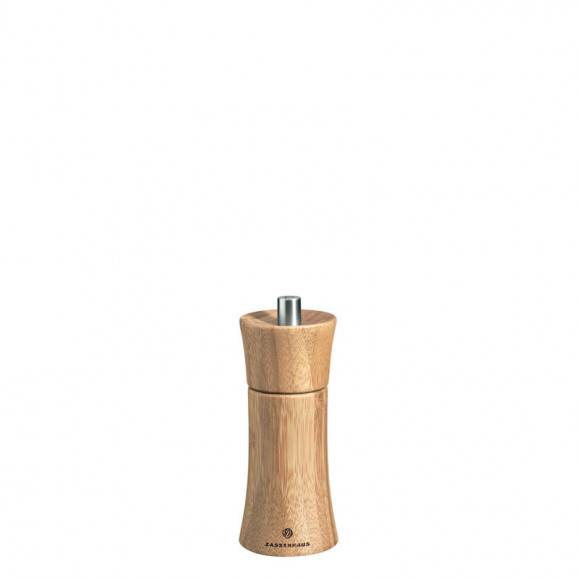 ZASSENHAUS Młynek do soli FRANKFURT ⌀ 5,8 x 14 cm, drewno bambusowe / FreeForm