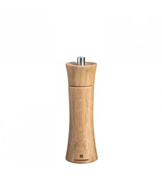 ZASSENHAUS Młynek do pieprzu FRANKFURT ⌀ 5,8 x 18 cm, drewno bambusowe / FreeForm