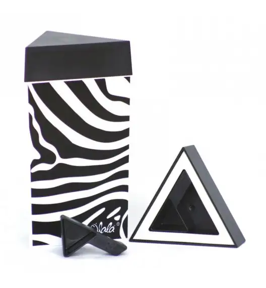 O'LaLa Przeźroczysty pojemnik trójkątny z miarką do przechowywania żywności / 0,3 L / zebra / FreeForm