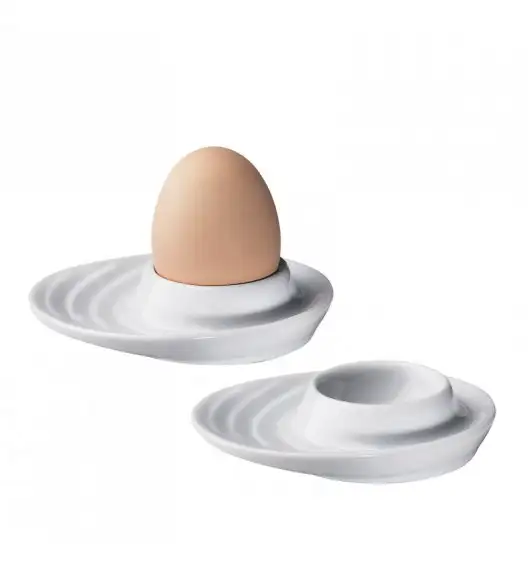 KUCHENPROFI Porcelanowy spodek na jajko BURGUND / FreeForm
