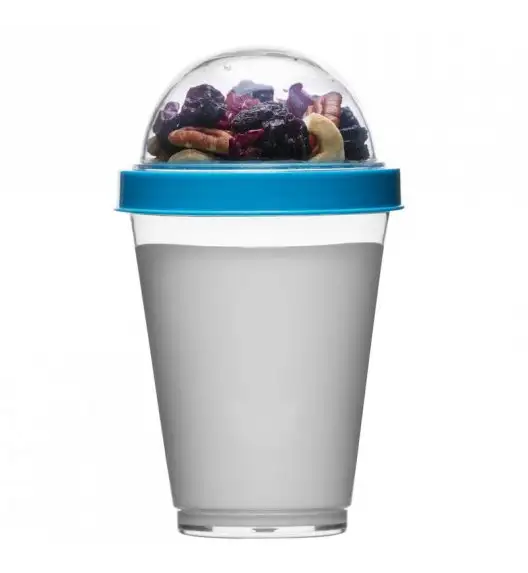 SAGAFORM Kubek na jogurt i dodatki FRESH 0,3 l / niebieski / FreeForm