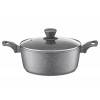 AMBITION SILVERSTONE Garnek aluminiowy 2 l z powłoką Qualum Basic Stone Edition 20 cm