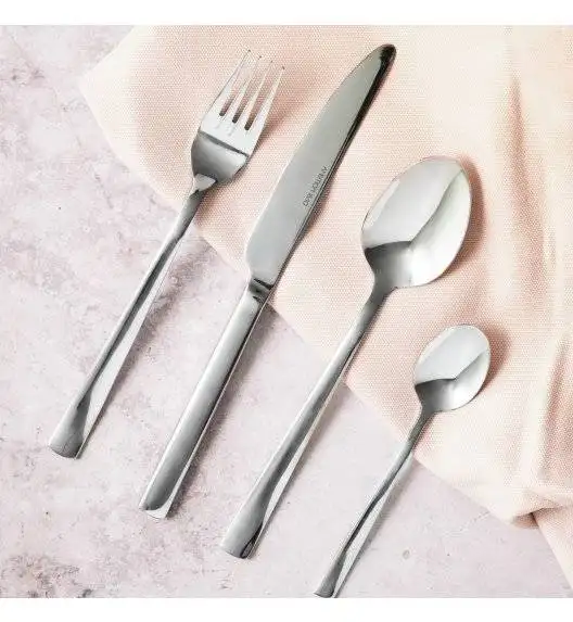 AMBITION PRATO Sztućce Komplet 60 el (2x30) pudełko / 12 osób / połysk