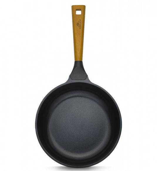 GERLACH NATUR Patelnia z powłoką ceramiczną ILAG® Non-Stick + pokrywka / 28 cm