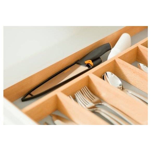 FISKARS FUNCTIONAL FORM 1018781 Komplet 7 noży kuchennych w bloku drewnianym / Rękojeść Softgrip®