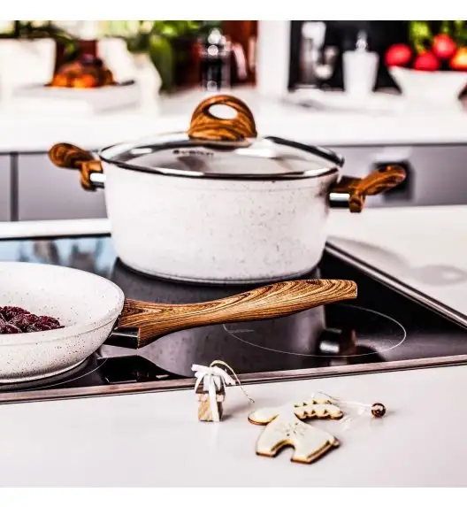 AMBITION NATURE Garnek aluminiowy 4 l z powłoką nieprzywierającą 24 cm / indukcja