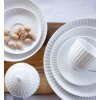 LUBIANA DAISY Serwis obiadowo - kawowy 6 osób / 30 elementów | biała porcelana