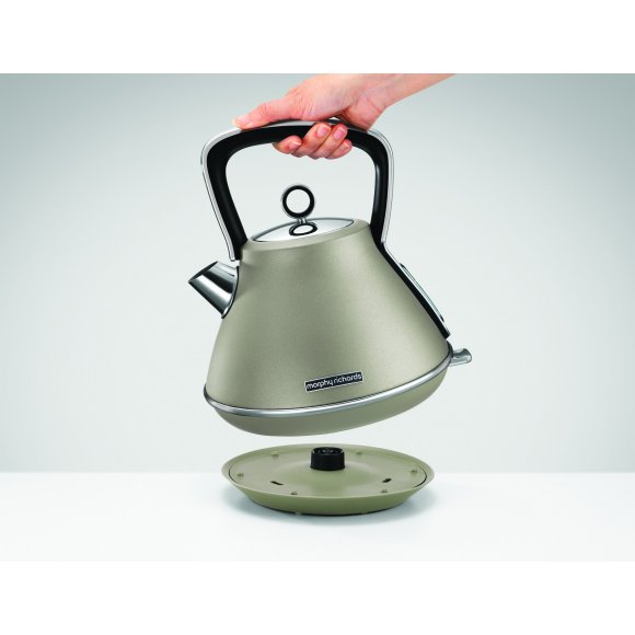 MORPHY RICHARDS EVOKE Czajnik elektryczny platynowy mat 1,5 L / stal nierdzewna / 100103