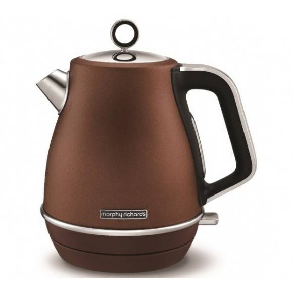 MORPHY RICHARDS EVOKE JUG Czajnik elektryczny brązowy mat 1,5 L / Stal nierdzewna / 104401