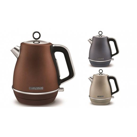 MORPHY RICHARDS EVOKE JUG Czajnik elektryczny brązowy mat 1,5 L / Stal nierdzewna / 104401