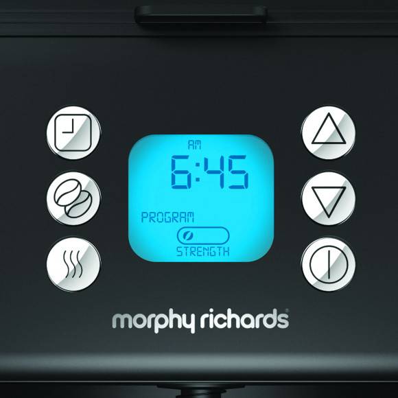 MORPHY RICHARDS ACCENTS Ekspres przelewowy do kawy czerwony / Technologia Pour Oven / 162009