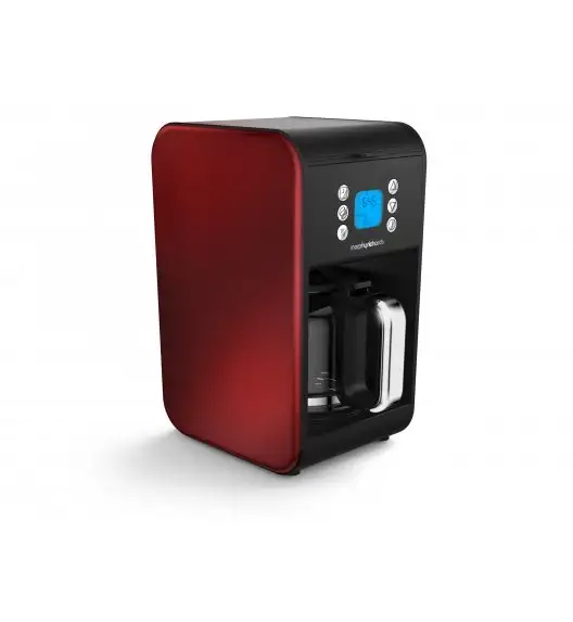  MORPHY RICHARDS ACCENTS Ekspres przelewowy do kawy czerwony / Technologia Pour Oven / 162009