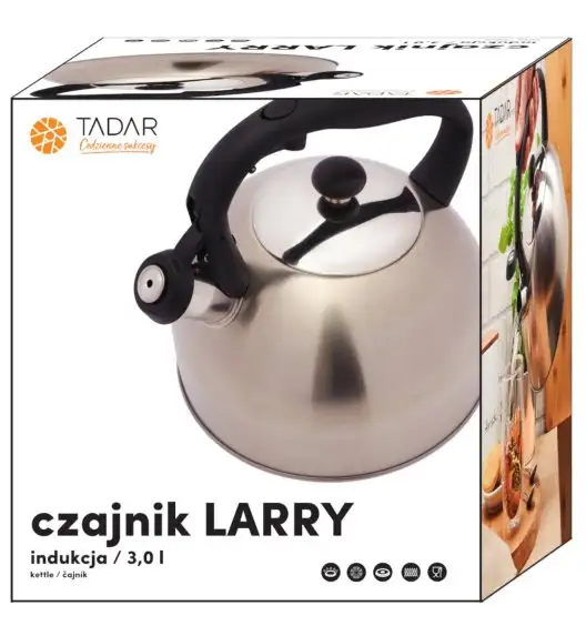 TADAR LARRY Czajnik ze stali nierdzewnej 3,0 l satyna / indukcja