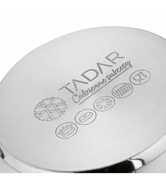 TADAR LUZON Garnek 2,3 l z pokrywką / stal nierdzewna / indukcja