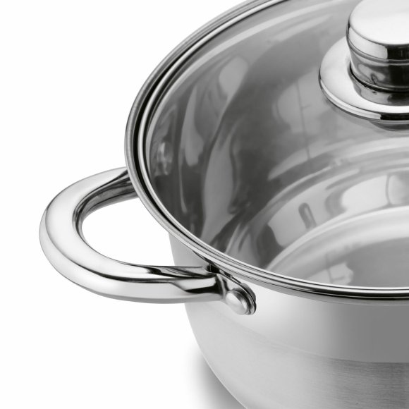 TADAR LUZON Garnek 2,3 l z pokrywką / stal nierdzewna / indukcja