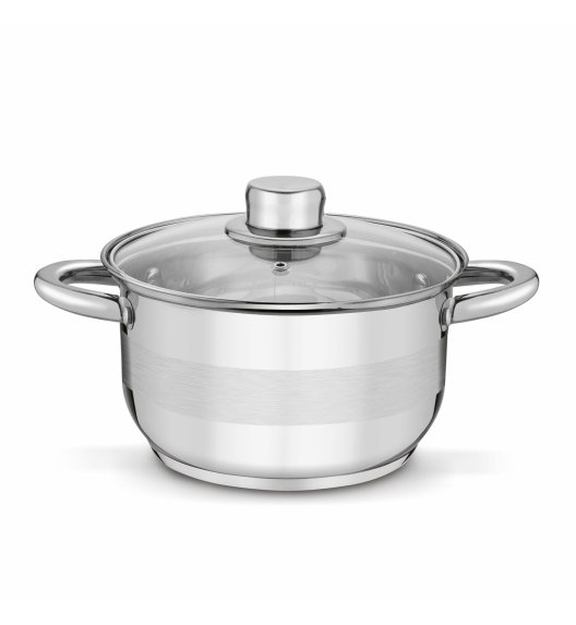 TADAR LUZON Garnek 2,3 l z pokrywką / stal nierdzewna / indukcja