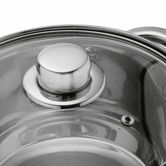 TADAR LUZON Garnek 2,3 l z pokrywką / stal nierdzewna / indukcja