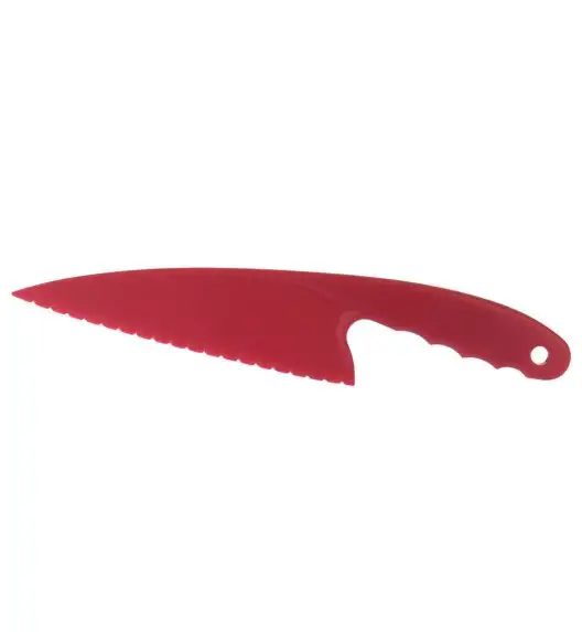 WESTMARK Nóż do ciasta 29 cm / czerwony / tworzywo sztuczne 