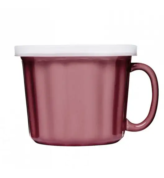 SAGAFORM CAFE Kubek na zupę z pokrywką 0,5 l KITCHEN różowy / FreeForm