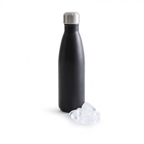 SAGAFORM TO GO Termiczna butelka stalowa czarna 0,75 l / FreeForm