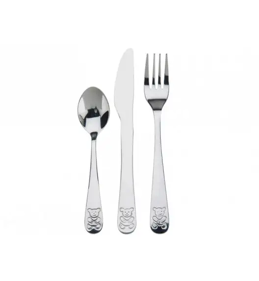 WYPRZEDAŻ! EH EXCELLENT HOUSEWARE Komplet sztućców dla dzieci 3 elementy / stal nierdzewna / Koopman