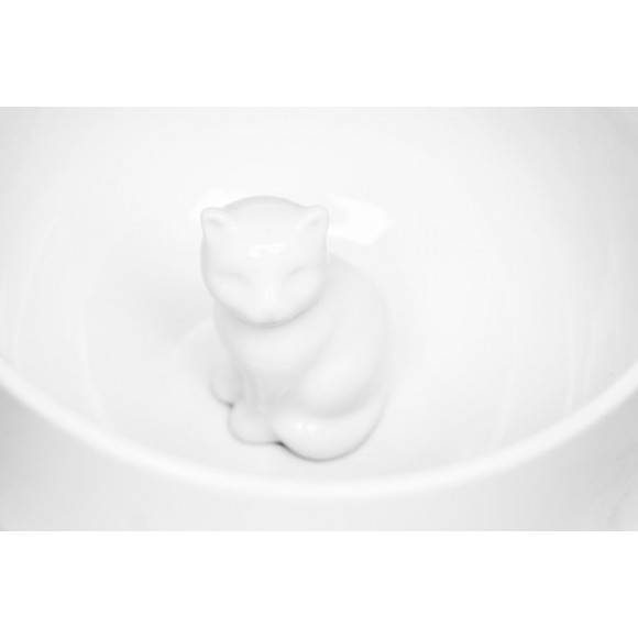 SAGAFORM Porcelanowy kubek z kotkiem 0,6 l TEA / FreeForm