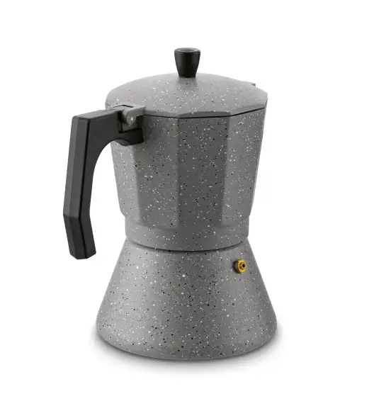 KÖNIGHOFFER GREY STONE MARBLE Kawiarka do espresso 450 ml / aluminium