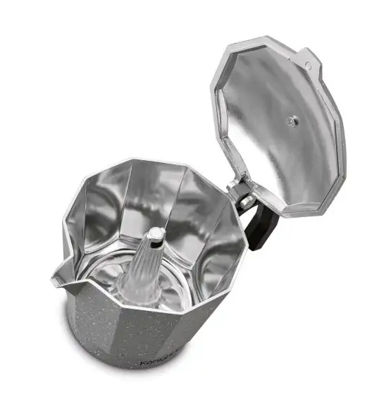KÖNIGHOFFER GREY STONE MARBLE Kawiarka do espresso 450 ml / aluminium