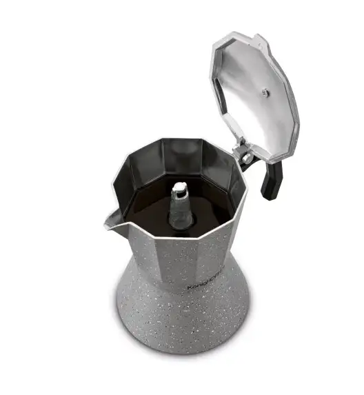 KÖNIGHOFFER GREY STONE MARBLE Kawiarka do espresso 450 ml / aluminium