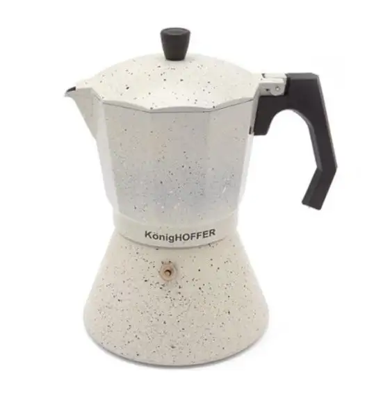 KÖNIGHOFFER VANILLA MARBLE Kawiarka do espresso 450 ml / aluminium