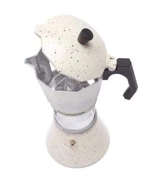 KÖNIGHOFFER VANILLA MARBLE Kawiarka do espresso 450 ml / aluminium