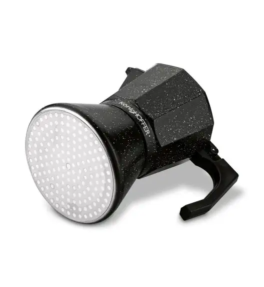 KÖNIGHOFFER BLACK GRANITE MARBLE Kawiarka do espresso 450 ml / aluminium