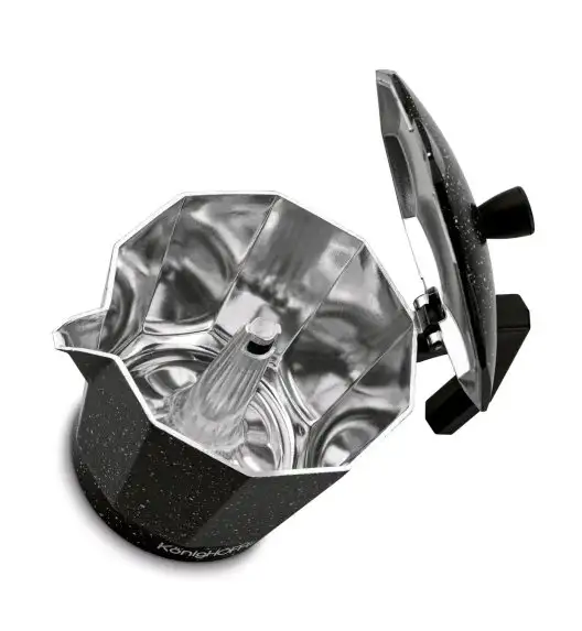 KÖNIGHOFFER BLACK GRANITE MARBLE Kawiarka do espresso 720 ml / 12 filiżanek