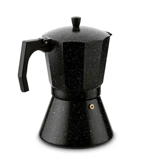 KÖNIGHOFFER BLACK GRANITE MARBLE Kawiarka do espresso 720 ml / 12 filiżanek