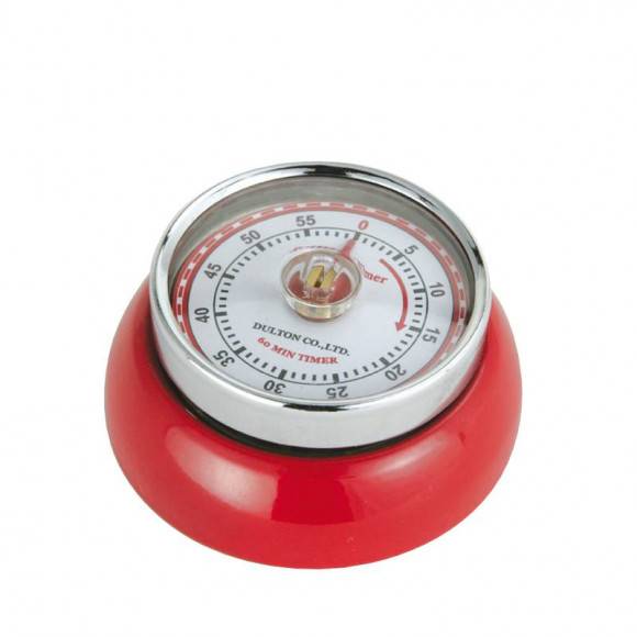 ZASSENHAUS SPEED Timer mechaniczny ⌀ 7 cm czerwony / FreeForm