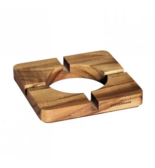 ZASSENHAUS Podkładka pod tablet / gorące garnki / drewno akacjowe 20 × 20 × 3 cm