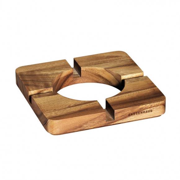 ZASSENHAUS Podkładka pod tablet / gorące garnki / drewno akacjowe 20 × 20 × 3 cm
