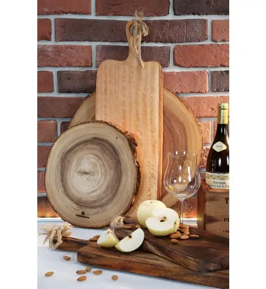 ZASSENHAUS Deska do serwowania z drewna akacjowego ⌀ 45 cm