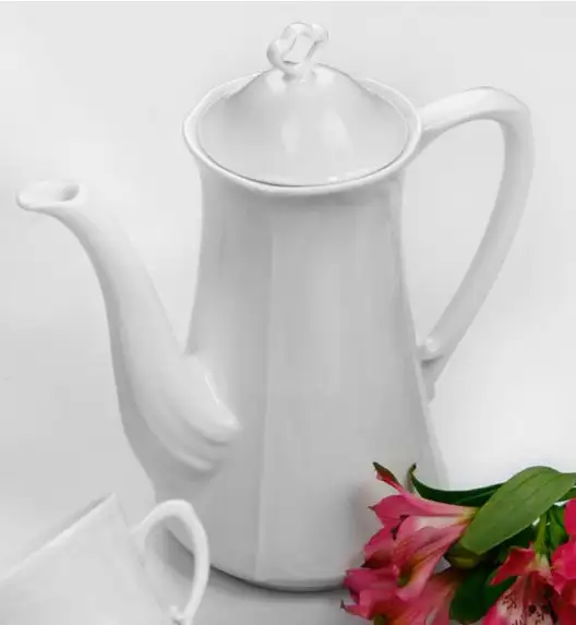 CHODZIEŻ KAMELIA C000 BIAŁA Serwis kawowy 39 el / 12 osób / porcelana