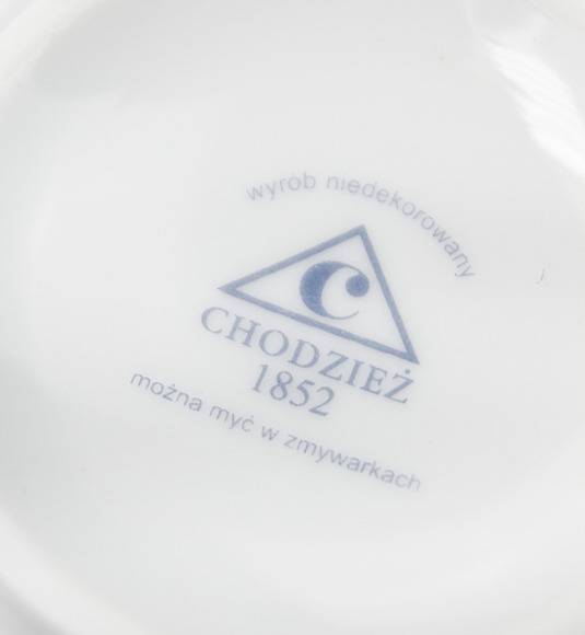 CHODZIEŻ KAMELIA Komplet Bulionówki 400 ml + spodki 16 cm / 12 el / 6 os / porcelana