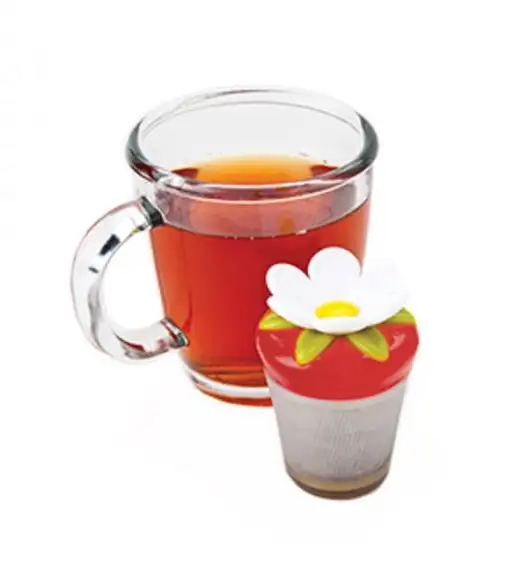 MSC Zaparzaczka do herbaty TEA & COFFEE czerwony kwiat / FreeForm