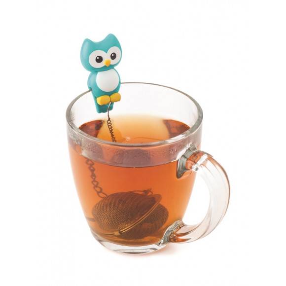 MSC HOOT Zaparzaczka do herbaty ⌀ 4 cm / niebieski